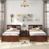 image:imageGiantex Wood Queen Size Bed Frame with Headboard Farmhouse Solid Platform Bed wWooden Slat Support Mattress Foundation UnderBed Storage No Box Spring Needed WalnutWalnut