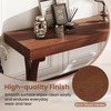 image:imageGiantex 52 Narrow Console Table Vintage Accent Entryway Table with Open Storage Shelf Long Wooden Behind Couch Sofa Table with Antitip Kit for Small Spaces Living Room Hallway BlackWalnut