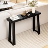 image:imageGiantex Narrow Long Console Table 43 Modern Entryway Table Behind the Couch Rubberwood Accent Sofa Tables for Living Room Foyer Hallway Bedroom Entrance BlackBlack