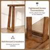 image:imageGiantex Narrow Long Console Table 43 Modern Entryway Table Behind the Couch Rubberwood Accent Sofa Tables for Living Room Foyer Hallway Bedroom Entrance BlackWalnut
