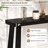 image:imageGiantex Narrow Long Console Table 43 Modern Entryway Table Behind the Couch Rubberwood Accent Sofa Tables for Living Room Foyer Hallway Bedroom Entrance BlackBlack