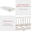 image:imageGiantex Full House Bed with Drawers Wooden Full Size Bed Frame with Cube Storage amp Fence Rails Montessori Beds for Kids Boys Girls Bedroom Living Room No Box Spring Needed NaturalWhite