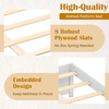 image:imageGiantex Full Size Bed Frame with 2 Storage Drawers Solid Wood Platform Bed with Slats Support Heavy Duty Daybed with Storage No Box Spring Needed Full Bed Frames for Teens Adults WhiteWhite