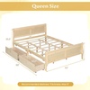 image:imageGiantex Twin Bed with 2 Storage Drawers Wood Platform Bed with Headboard amp Footboard Wooden Slats Support Mattress Foundation Twin Bed Frames for Kids Teens Adults No Box Spring Needed GreyNatural
