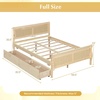 image:imageGiantex Twin Bed with 2 Storage Drawers Wood Platform Bed with Headboard amp Footboard Wooden Slats Support Mattress Foundation Twin Bed Frames for Kids Teens Adults No Box Spring Needed GreyNatural