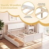 image:imageGiantex Twin Bed with 2 Storage Drawers Wood Platform Bed with Headboard amp Footboard Wooden Slats Support Mattress Foundation Twin Bed Frames for Kids Teens Adults No Box Spring Needed GreyWhite
