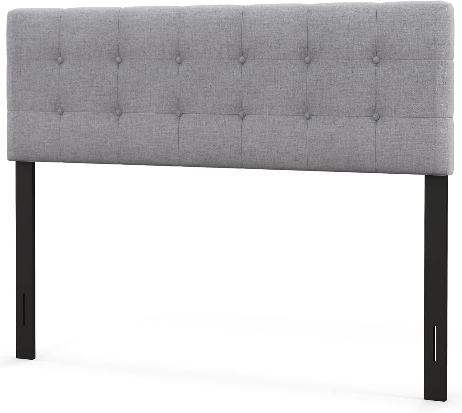 image:imageGiantex Headboard with Charging Station QueenFull Size Tufted Upholstered Head Board w2 AC Outlets USB amp TypeC Ports Rubber Wood Legs Width Adjustable Modern Bed Headboard Only GreyGray