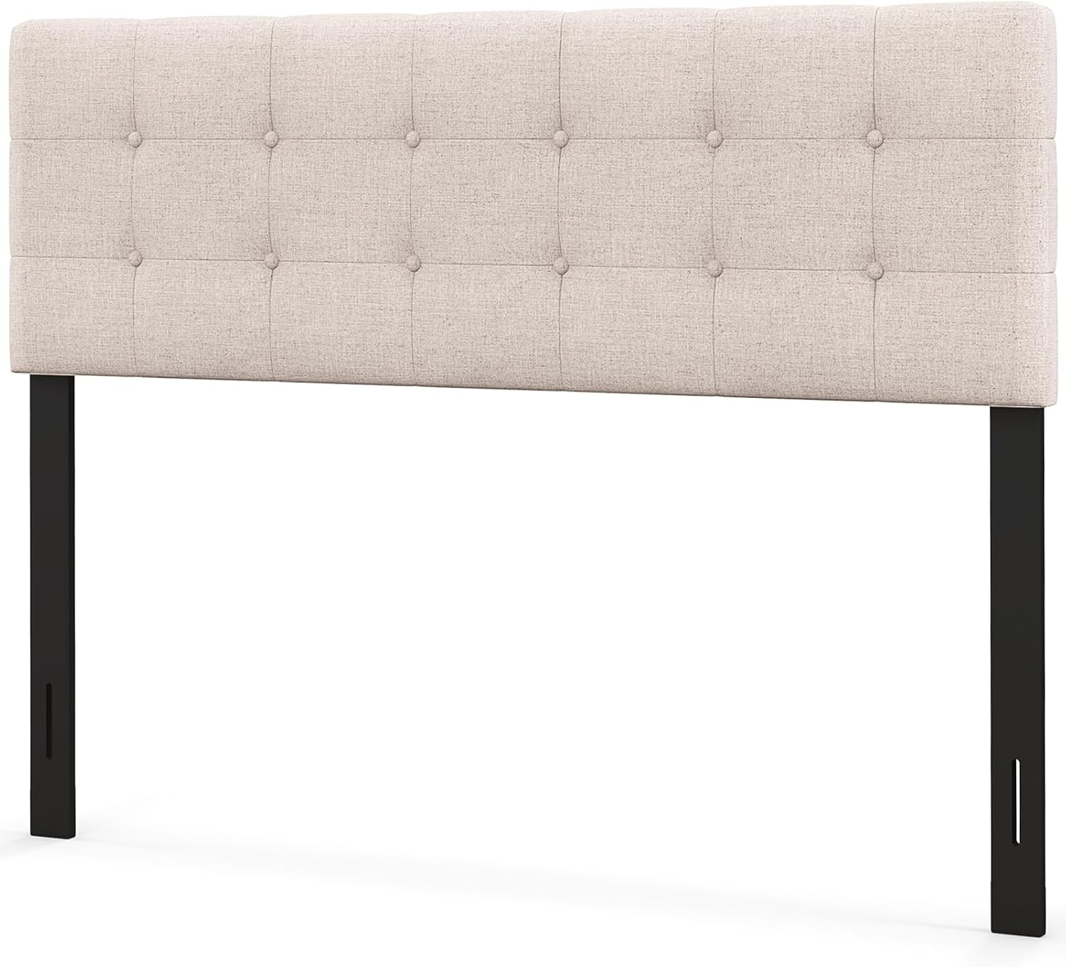 image:imageGiantex Headboard with Charging Station QueenFull Size Tufted Upholstered Head Board w2 AC Outlets USB amp TypeC Ports Rubber Wood Legs Width Adjustable Modern Bed Headboard Only GreyBeige