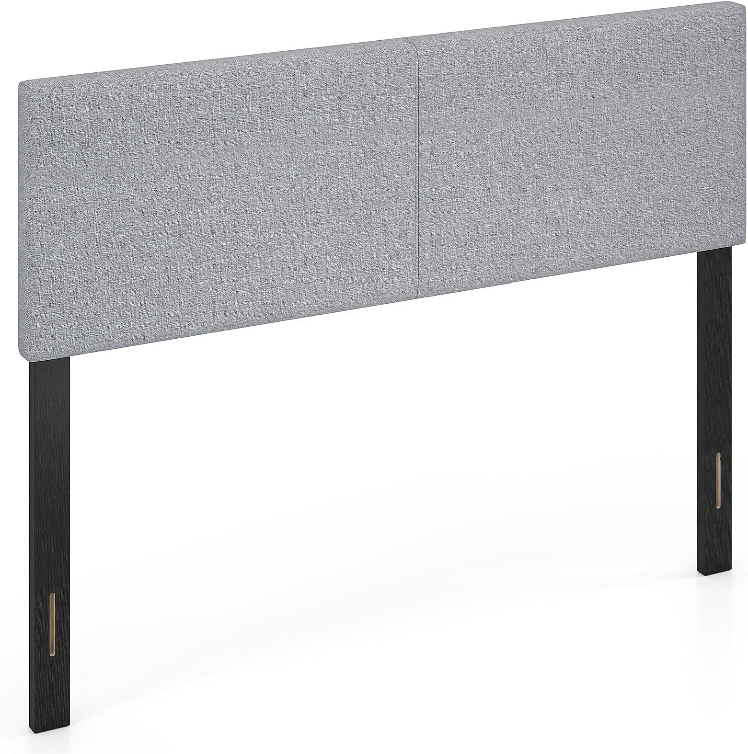 image:imageGiantex Headboard with Charging Station QueenFull Size Tufted Upholstered Head Board w2 AC Outlets USB amp TypeC Ports Rubber Wood Legs Width Adjustable Modern Bed Headboard Only GreyGray