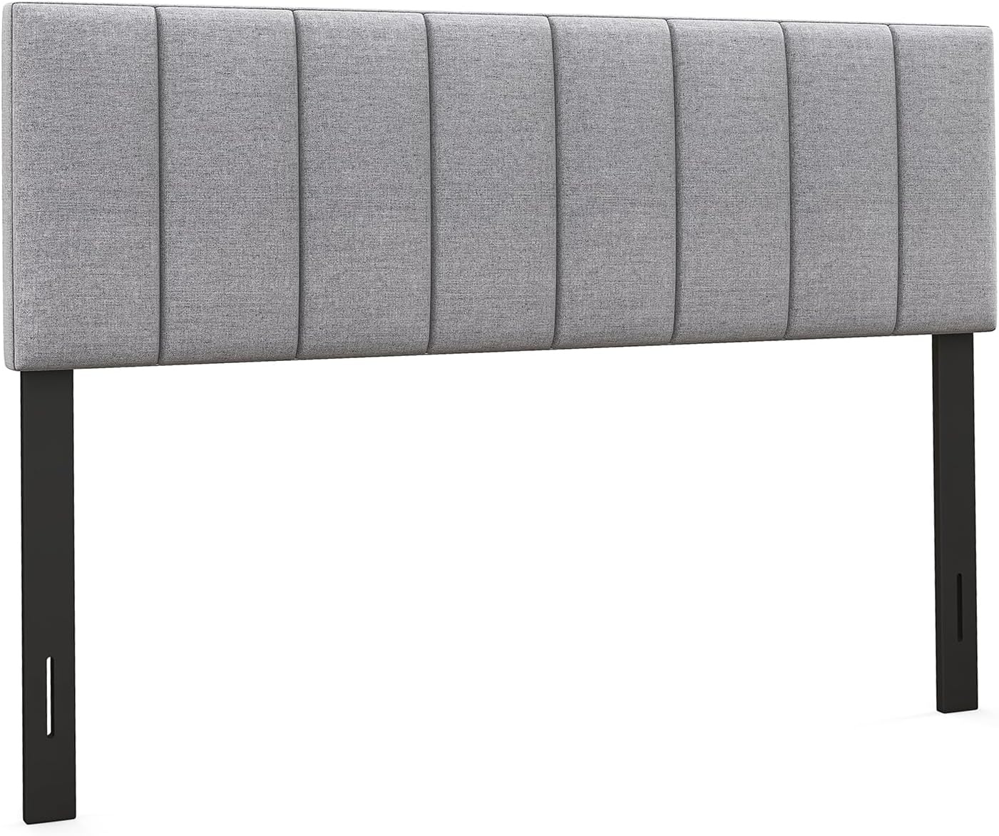 image:imageGiantex Headboard with Charging Station QueenFull Size Tufted Upholstered Head Board w2 AC Outlets USB amp TypeC Ports Rubber Wood Legs Width Adjustable Modern Bed Headboard Only GreyGray