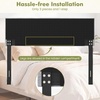 image:imageGiantex Headboard with Charging Station QueenFull Size Tufted Upholstered Head Board w2 AC Outlets USB amp TypeC Ports Rubber Wood Legs Width Adjustable Modern Bed Headboard Only GreyGray