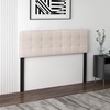 image:imageGiantex Headboard with Charging Station QueenFull Size Tufted Upholstered Head Board w2 AC Outlets USB amp TypeC Ports Rubber Wood Legs Width Adjustable Modern Bed Headboard Only GreyBeige
