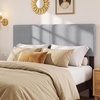 image:imageGiantex Headboard with Charging Station QueenFull Size Tufted Upholstered Head Board w2 AC Outlets USB amp TypeC Ports Rubber Wood Legs Width Adjustable Modern Bed Headboard Only GreyGray