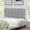 image:imageGiantex Headboard with Charging Station QueenFull Size Tufted Upholstered Head Board w2 AC Outlets USB amp TypeC Ports Rubber Wood Legs Width Adjustable Modern Bed Headboard Only GreyGray