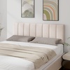 image:imageGiantex Headboard with Charging Station QueenFull Size Tufted Upholstered Head Board w2 AC Outlets USB amp TypeC Ports Rubber Wood Legs Width Adjustable Modern Bed Headboard Only GreyBeige