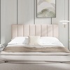 image:imageGiantex Headboard with Charging Station QueenFull Size Tufted Upholstered Head Board w2 AC Outlets USB amp TypeC Ports Rubber Wood Legs Width Adjustable Modern Bed Headboard Only GreyBeige