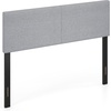 image:imageGiantex Headboard with Charging Station QueenFull Size Tufted Upholstered Head Board w2 AC Outlets USB amp TypeC Ports Rubber Wood Legs Width Adjustable Modern Bed Headboard Only GreyGray