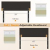 image:imageGiantex Headboard with Charging Station QueenFull Size Tufted Upholstered Head Board w2 AC Outlets USB amp TypeC Ports Rubber Wood Legs Width Adjustable Modern Bed Headboard Only GreyBeige
