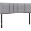 image:imageGiantex Headboard with Charging Station QueenFull Size Tufted Upholstered Head Board w2 AC Outlets USB amp TypeC Ports Rubber Wood Legs Width Adjustable Modern Bed Headboard Only GreyGray