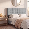 image:imageGiantex Headboard with Charging Station QueenFull Size Tufted Upholstered Head Board w2 AC Outlets USB amp TypeC Ports Rubber Wood Legs Width Adjustable Modern Bed Headboard Only GreyGray