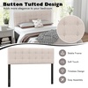 image:imageGiantex Headboard with Charging Station QueenFull Size Tufted Upholstered Head Board w2 AC Outlets USB amp TypeC Ports Rubber Wood Legs Width Adjustable Modern Bed Headboard Only GreyBeige