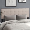 image:imageGiantex Headboard with Charging Station QueenFull Size Tufted Upholstered Head Board w2 AC Outlets USB amp TypeC Ports Rubber Wood Legs Width Adjustable Modern Bed Headboard Only GreyBeige