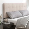 image:imageGiantex Headboard with Charging Station QueenFull Size Tufted Upholstered Head Board w2 AC Outlets USB amp TypeC Ports Rubber Wood Legs Width Adjustable Modern Bed Headboard Only GreyBeige