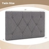 image:imageGiantex Upholstered Headboard for FullQueenKing Size Bed Wall Mounted Headboard Only Modern Button Tufted Headboards for Dorm Bedroom Attachment Device Included 2 Pack GrayGray