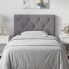 image:imageGiantex Upholstered Headboard for FullQueenKing Size Bed Wall Mounted Headboard Only Modern Button Tufted Headboards for Dorm Bedroom Attachment Device Included 2 Pack GrayGray