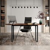 image:imageGiantex 71 Conference Table Large Oval Meeting Table with Cable Management Grommet Sturdy Metal Legs Industrial Business Training Seminar Desk for Office Conference Room Boardroom