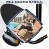 image:imageGiantex 2 PCS Zero Gravity Chair Patio Chaise Lounge Chairs Outdoor Yard Pool Recliner Folding Lounge Chair with Cup Holder BeigeBlack