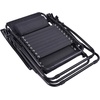 image:imageGiantex 2 PCS Zero Gravity Chair Patio Chaise Lounge Chairs Outdoor Yard Pool Recliner Folding Lounge Chair with Cup Holder BeigeBlack