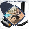 image:imageGiantex 2 PCS Zero Gravity Chair Patio Chaise Lounge Chairs Outdoor Yard Pool Recliner Folding Lounge Chair with Cup Holder BeigeNavy