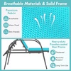 image:imageGiantex 2 Pack Patio Lounge Chair Outdoor Chaise Lounge with 5 Adjustable Backrest Sturdy Steel Frame Sunbathing Recliner Tanning Chair for Beach Outside Yard Balcony Pool Chairs 2TurquoiseTurquoise