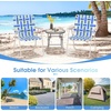 image:imageGiantex 2Pack Beach Chairs for Adults Camping Chair with Steel Frame Webbing Design Lightweight Folding Directors Chair for Outdoor Patio Fishing Yard Poolside Lawn RedBlue