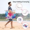image:imageGiantex 2Pack Patio Lounge Chair with 5Position Carry Strap Metal Frame 330Lbs Portable Chaise Lounge Folding Camping Cot for Lay Flat Outdoor Poolside Backyard Beach Tanning 1 BlueColorful