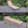 image:imageGiantex Chaise Lounge Chair Patio Chaise Lounger with 6Position Adjustable Backrest and Breathable Fabric Outdoor Recliner for Patio Poolside Backyard and Garden 1 BeigeBeige