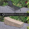 image:imageGiantex Chaise Lounge Chair Patio Chaise Lounger with 6Position Adjustable Backrest and Breathable Fabric Outdoor Recliner for Patio Poolside Backyard and Garden 1 BeigeBlack
