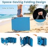 image:imageGiantex Face Down Tanning Chair Folding Beach Lounge Chair w 4Position Adjustable Backrest Outdoor Sunbathing Lounge Chair wFace Arm Holes amp Storage Pocket for Patio Deck Poolside 1 NavyNavy