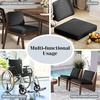 image:imageGiantex Outdoor Chair Cushion for Patio Furniture 24x24 Deep Seat amp 23x18 Backrest Pillow Waterproof amp Fade Resistant Removable Cover Outside Sofa Chair Replacement Cushion TanBlack