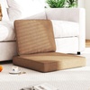image:imageGiantex Outdoor Chair Cushion for Patio Furniture 24x24 Deep Seat amp 23x18 Backrest Pillow Waterproof amp Fade Resistant Removable Cover Outside Sofa Chair Replacement Cushion TanTan