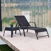 image:imageGiantex Outdoor Patio Chaise Lounge Chair Adjustable Lounge Chairs Patio Seating Furniture 5 Adjustable Positions Backyard Lawn Sling Chaise for Beach Yard Pool 11