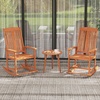 image:imageGiantex Outdoor Rocking Chair High Back Patio Rocker wArmrests Hardwood Lounge Rocking Chair with Smooth Rocking Base amp Slatted Design Wood Porch Rocker for Backyard Poolside 1 Natural1