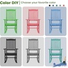 image:imageGiantex Outdoor Rocking Chair High Back Patio Rocker wArmrests Hardwood Lounge Rocking Chair with Smooth Rocking Base amp Slatted Design Wood Porch Rocker for Backyard Poolside 1 Natural2