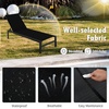 image:imageGiantex Patio Chaise Lounge Chair Outdoor Sunbathing Chair Lawn Reclining Lounger with 6 Adjustable Position Aluminium Frame Outside Tanning Chairs for DeckYard Pool Lounge Chairs 1 TurquoiseBlack