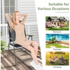 image:imageGiantex Patio Folding Chairs Set of 2 Portable Outdoor Dining Chairs with Rustproof Metal Frame for Lawn Front Porch Deck Garden Backyard Camping WhiteBlack