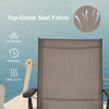 image:imageGiantex Patio Lounge Chair Foldable Chaise Lounger Outdoor Sunbathing Chair W 5Position Backrest 2Position Footrest Steel Frame Portable Recliner for Yard Lawn Tanning Pool Chairs 1 BrownBrown
