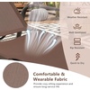 image:imageGiantex Set of 2 Outdoor Chaise Lounge Chair Patio Stackable Folding Lounger with 5Level Adjustable Backrest Steel Frame Outside Recliner for Poolside Backyard Sunbathing Chair 2 BrownBrown