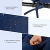 image:imageGiantex Set of 4 Lounge Chair Cushion Outdoor Padded Cushion with String Ties Patio Recliner Chaise Lounge Pads Replacement for Garden Poolside 73X22X4 Inch Thick Indoor Floor Cushion GreyNavy