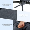 image:imageGiantex Set of 4 Lounge Chair Cushion Outdoor Padded Cushion with String Ties Patio Recliner Chaise Lounge Pads Replacement for Garden Poolside 73X22X4 Inch Thick Indoor Floor Cushion GreyGrey